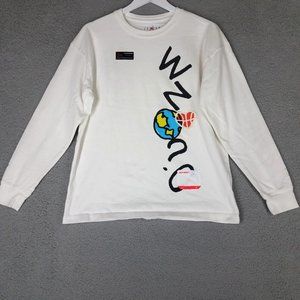 Air Jordan Shirt Adults Small White Why Not Russell Westbrook Long Sleeve Thick